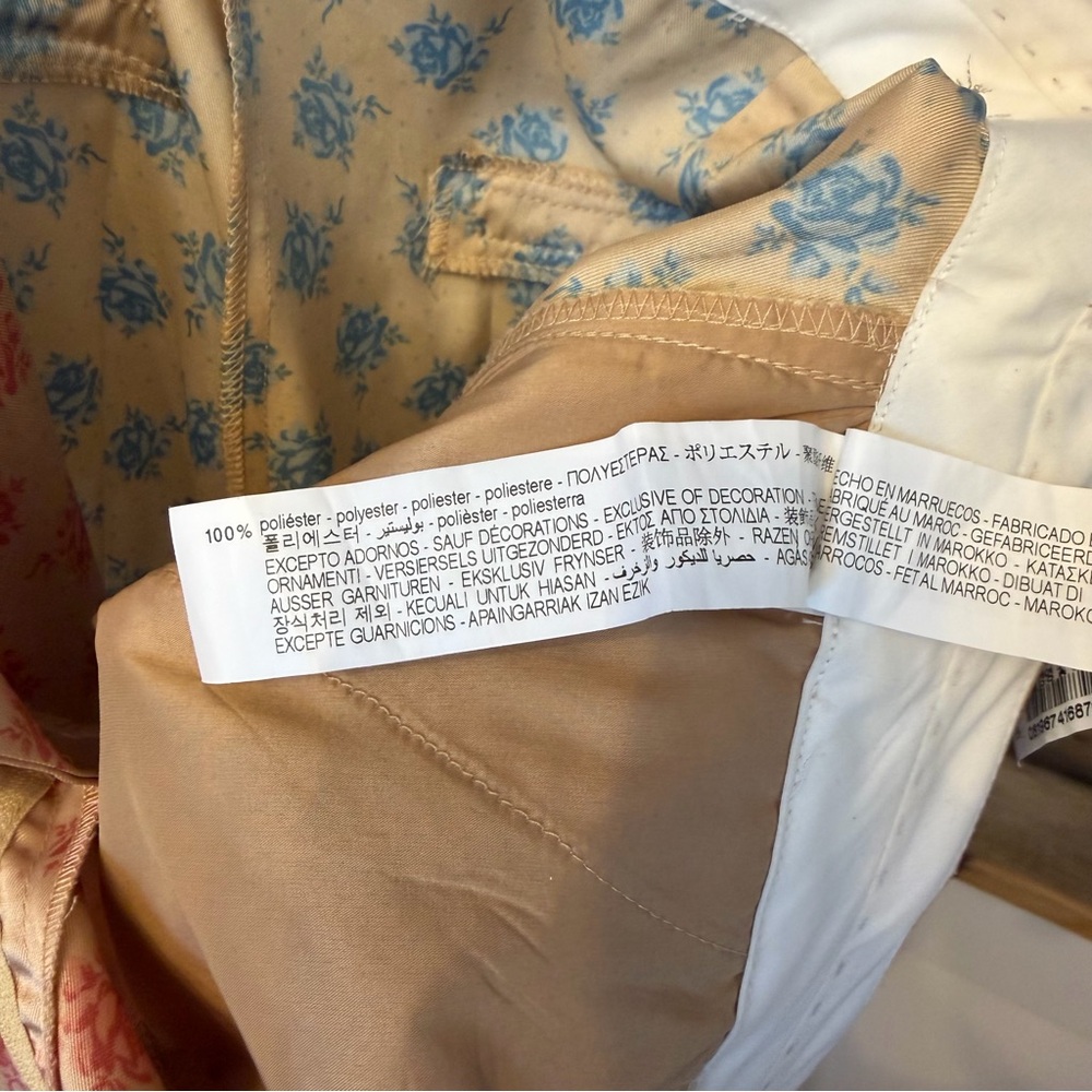Zara PJ Inspired Two Toned Fabric Silky Pants - Picture 5 of 5